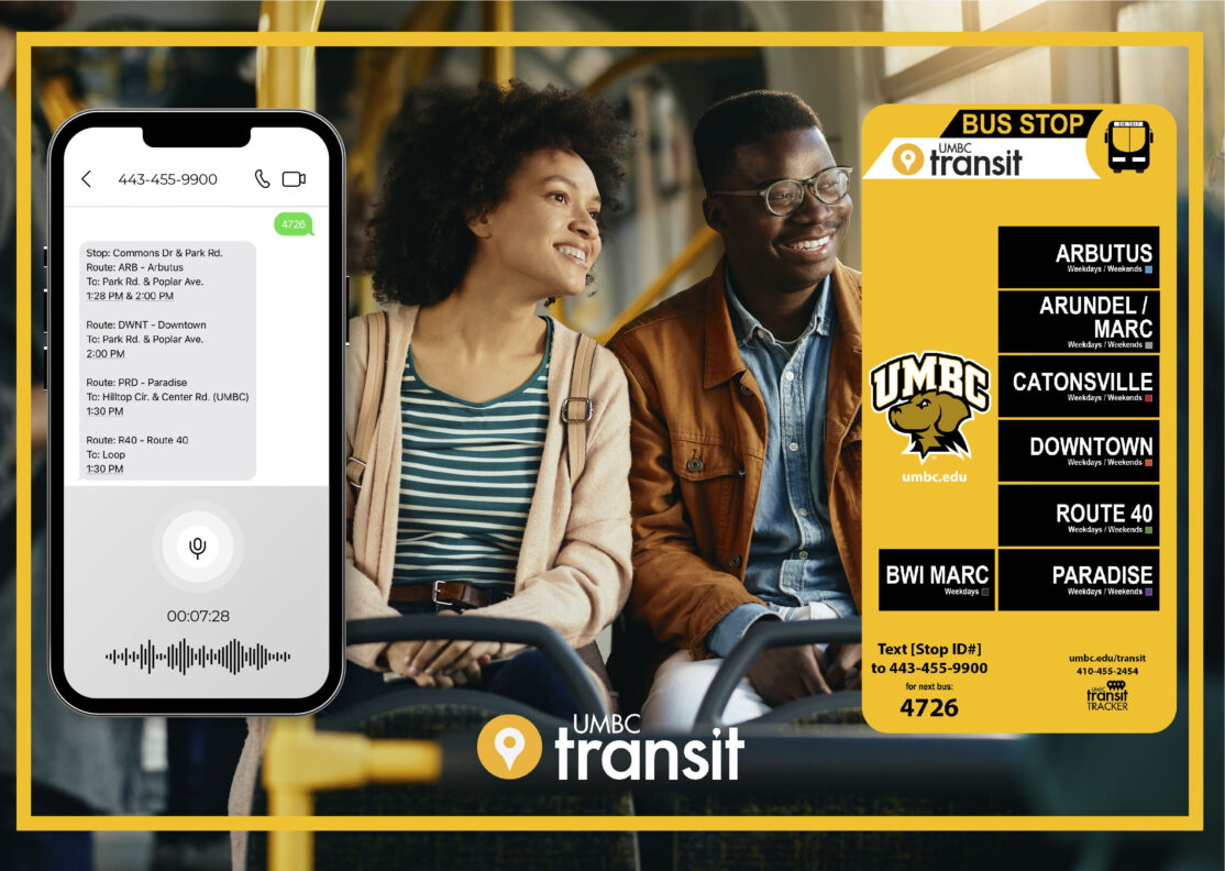 Announcement: UMBC Transit Latest SMS and Voice Notification